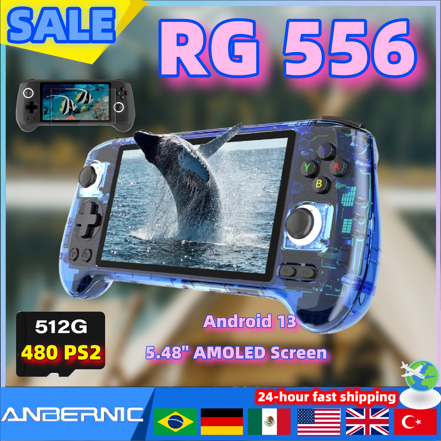 ANBERNIC RG556 Retro Video Gam – Gaming Console Types Bewertung und Preis