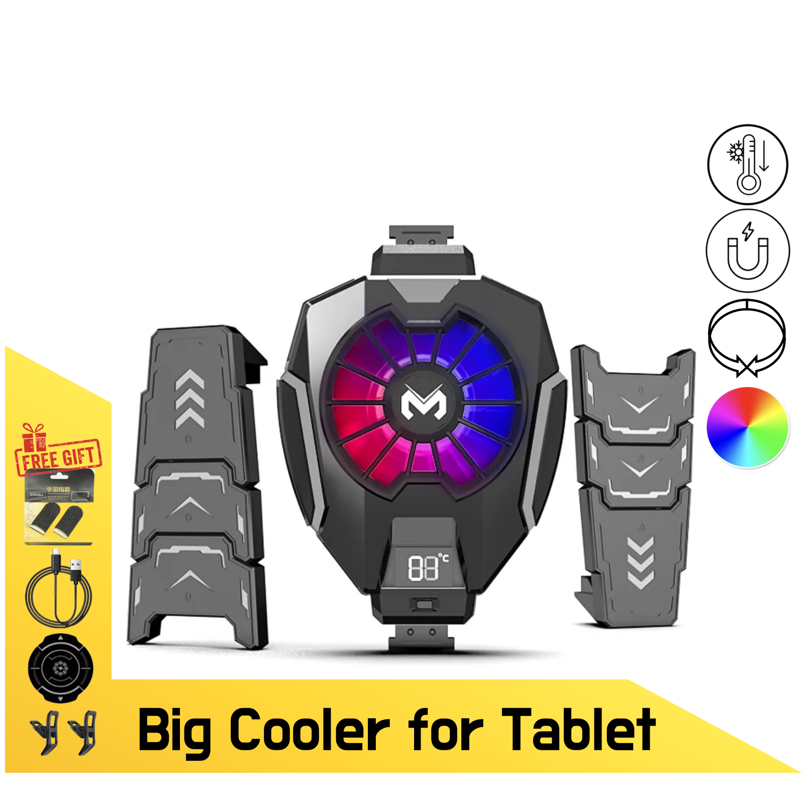Gaming Console For Ipad - MEMO DL05 Semiconductor Cooler Fast Cooling