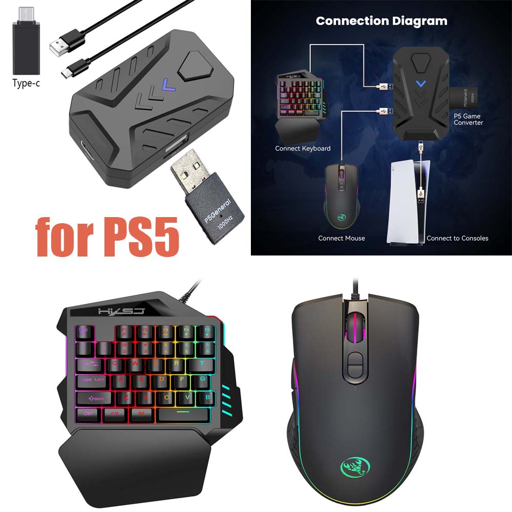 Gaming Console Types - for PS5 Gaming Keyboard Mouse Combo
