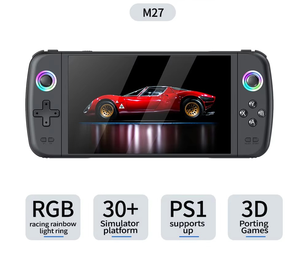 M27 7 Inch Handheld Game Conso – Gaming Console And Tv Bewertung und Preis