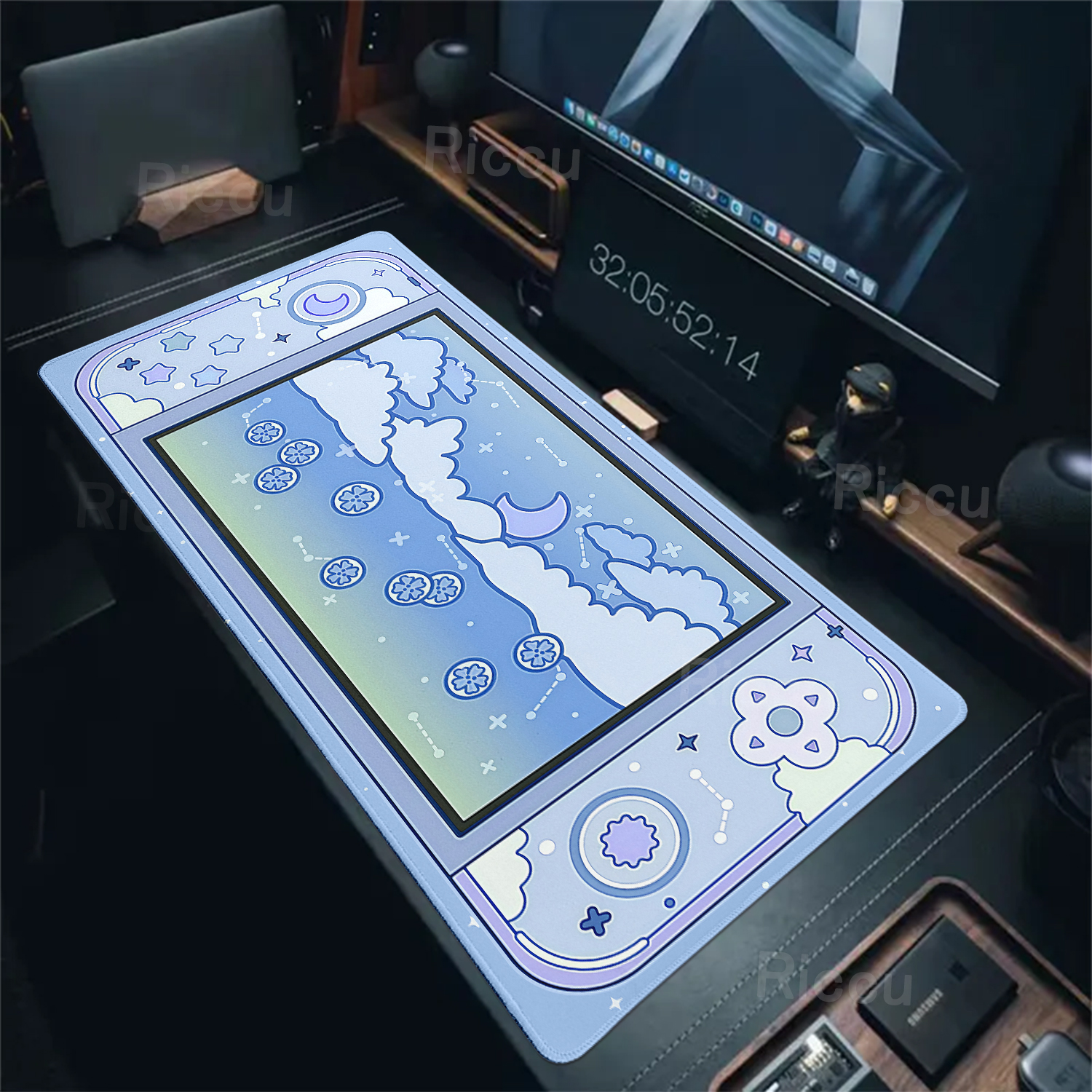 Stars Moon Mousepad Gaming Con – Gaming Console Cloud Bewertung und Preis
