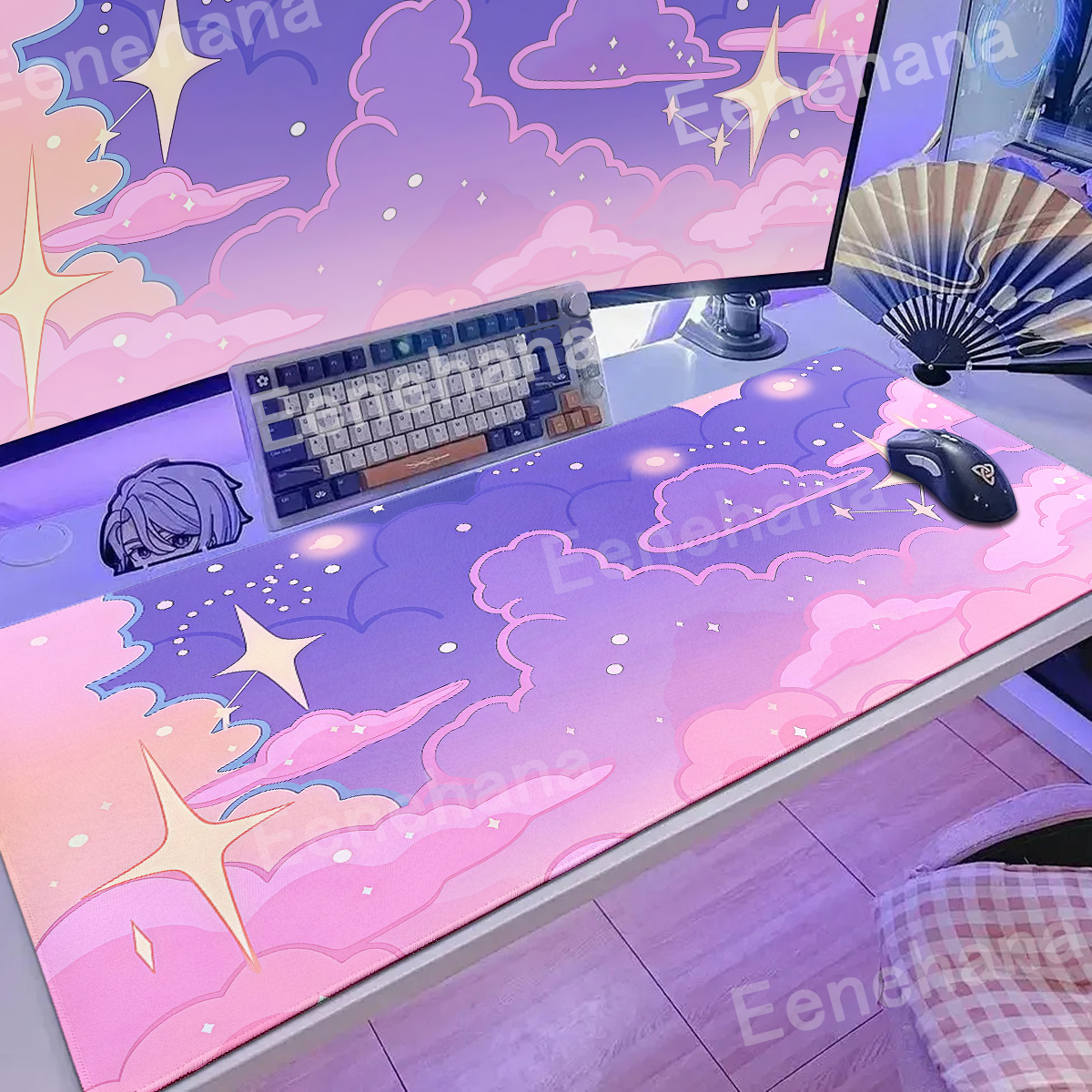 Xxl Art Clouds & Stars Pink Mo – Gaming Console Cloud Bewertung und Preis