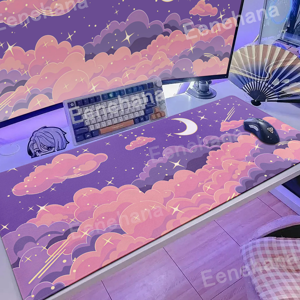Xxl Art Clouds & Stars Pink Mo – Gaming Console Cloud Bewertung und Preis