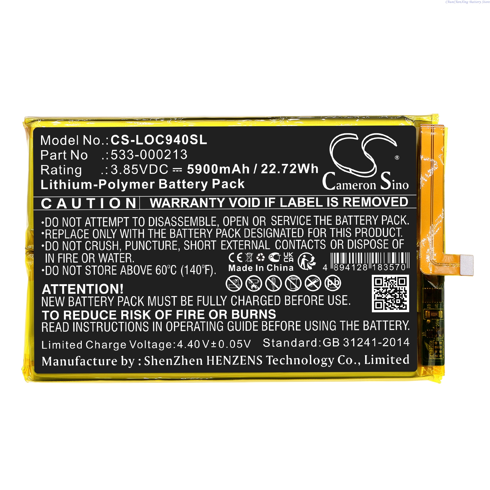 Cameron Sino 3.85V 5900mAh Gam – Gaming Console Cloud Bewertung und Preis