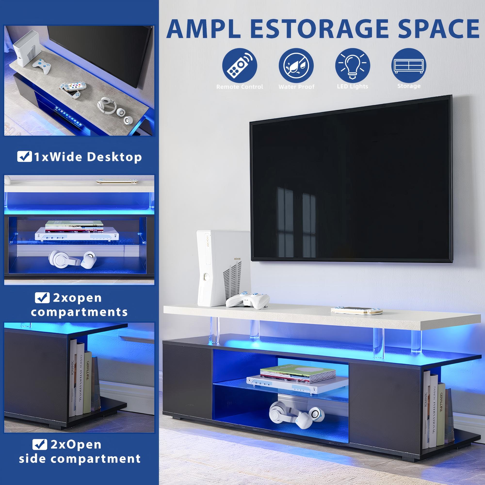 TV Stand for 60 Inch TV LED Ga – Gaming Console And Tv Bewertung und Preis