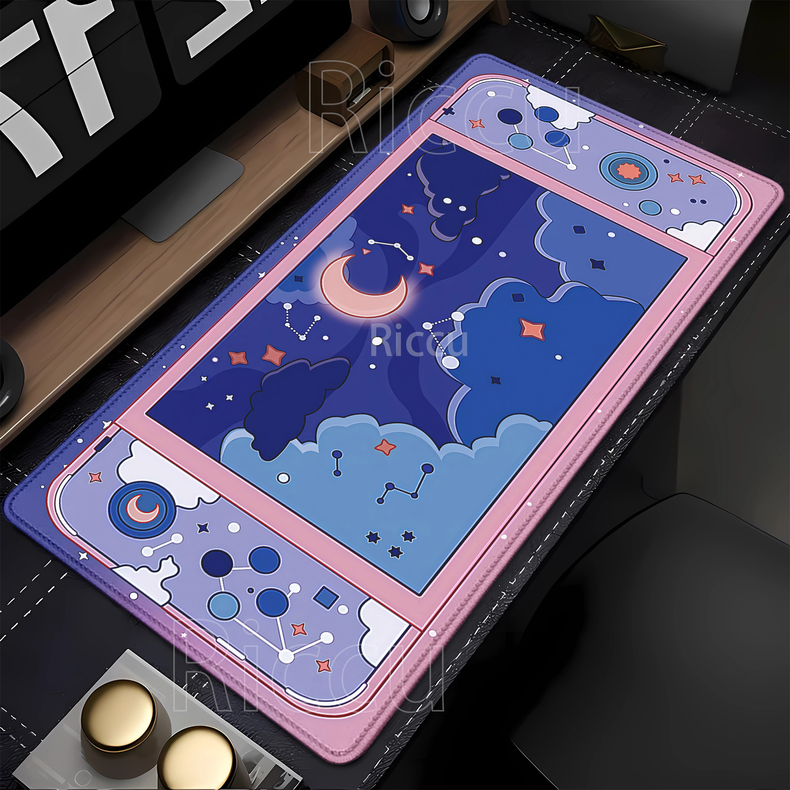 Mousepad Stars Moon Gaming Con – Gaming Console Cloud Bewertung und Preis